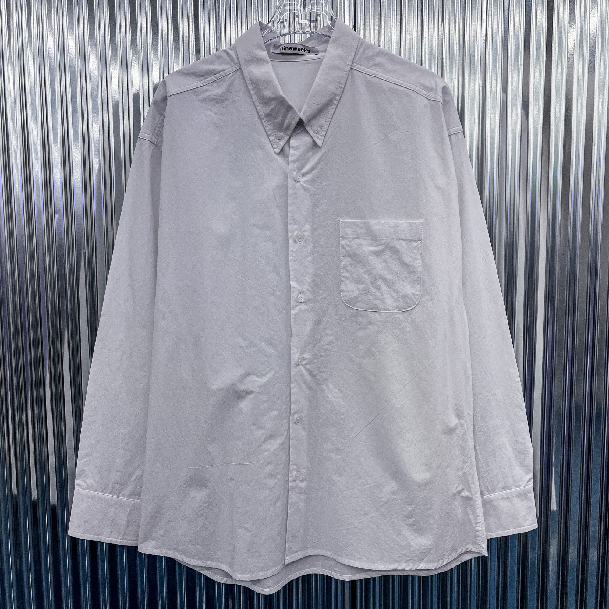 [새상품] 오버핏 파스텔 솔리드 셔츠 (FREE) T52