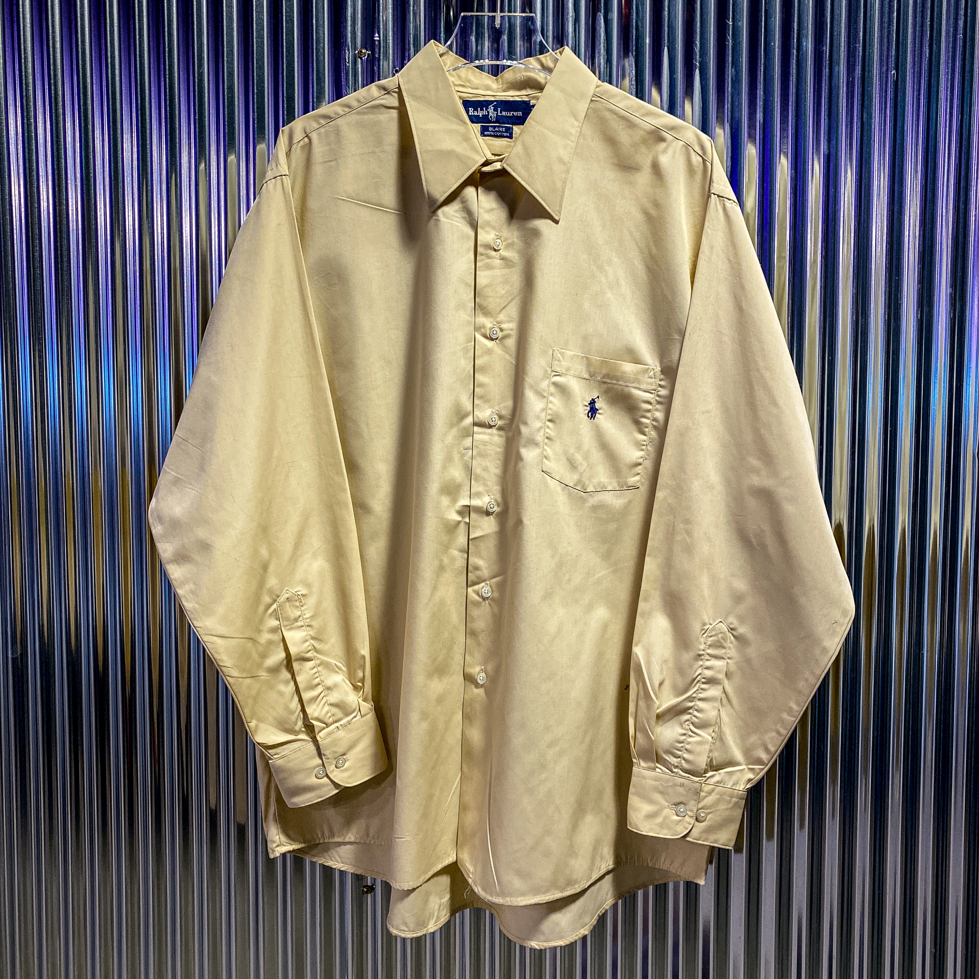 폴로랄프로렌 솔리드 셔츠 (국내 XL) CA49