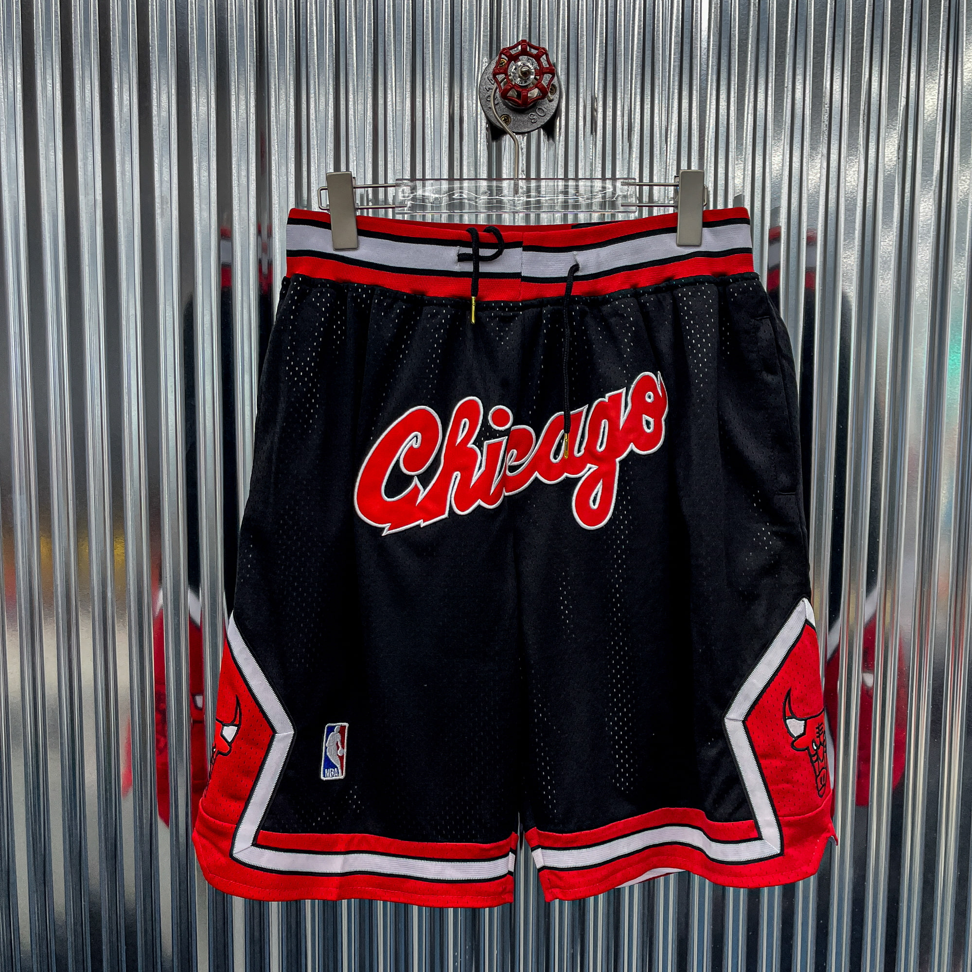 저스트돈 NBA 시카고 불스 바스켓볼 숏 팬츠 (XL) L25