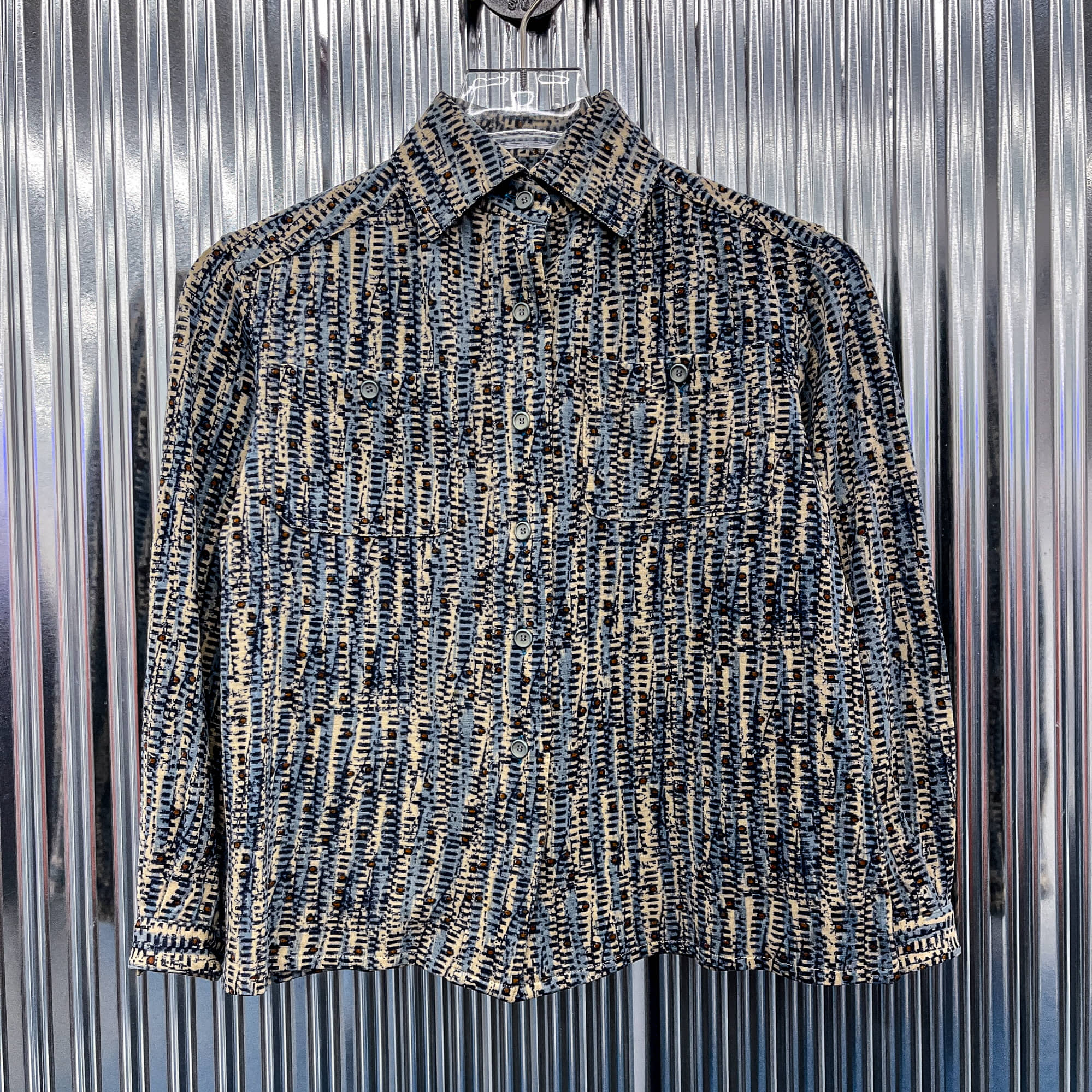 크리스찬 디올 패턴 울 셔츠 자켓 (우먼 55) X452