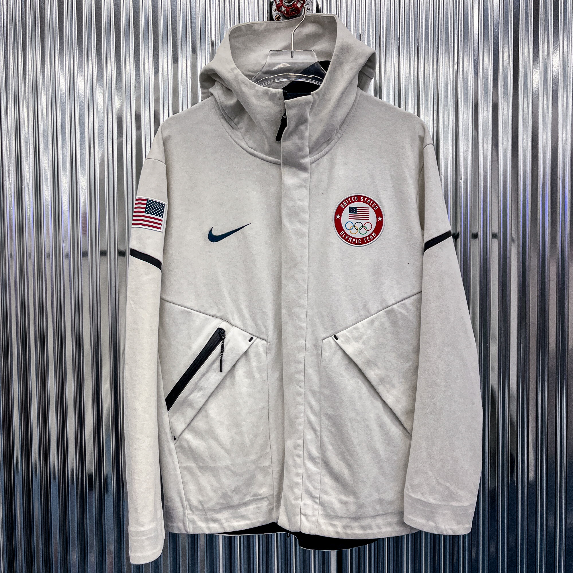 나이키 2020올림픽 팀 USA 테크 플리스 윈드러너 후디 (국내 M) -M268